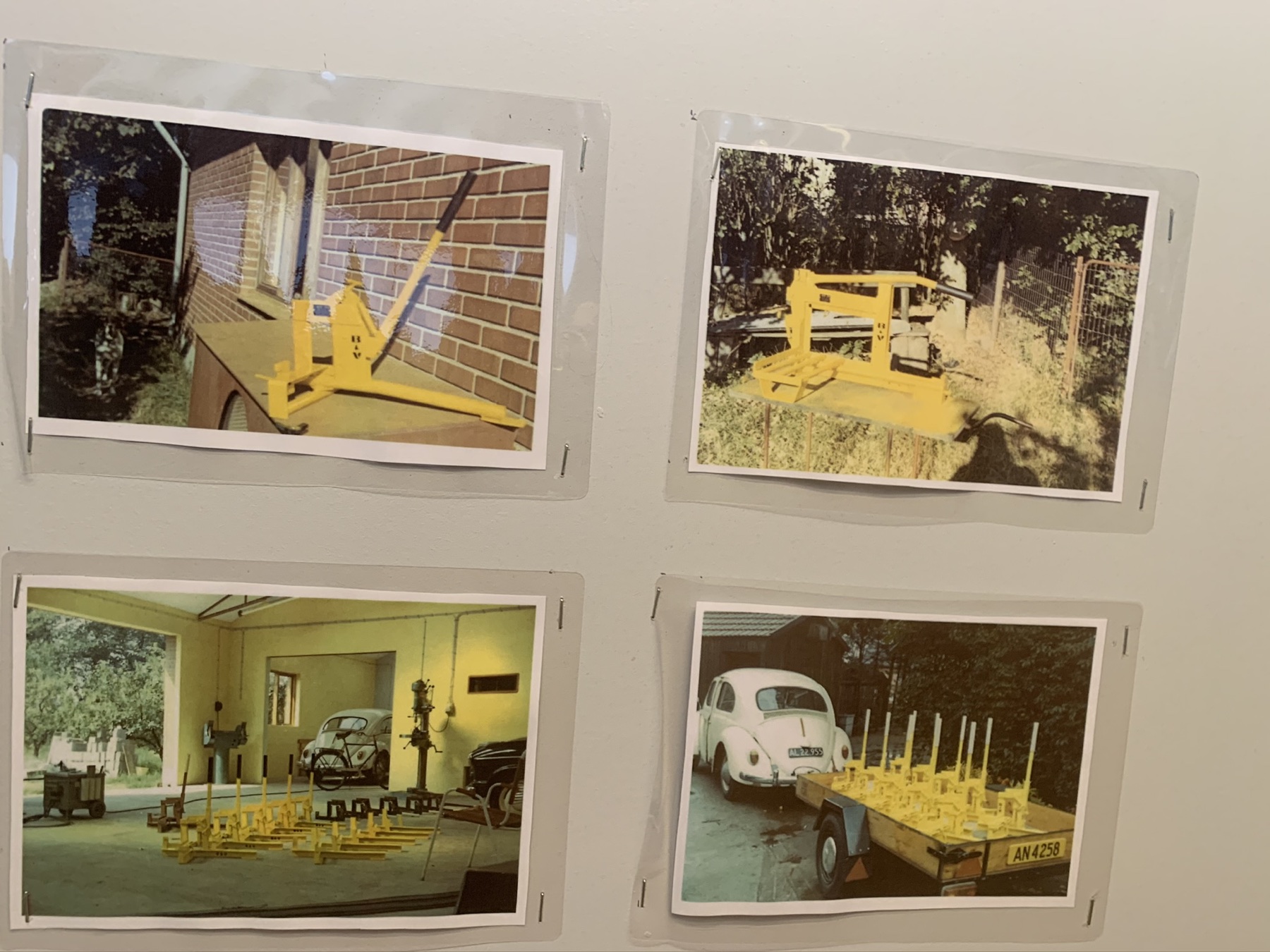 Archive photographs showing early B&V equipment and production in Haderup