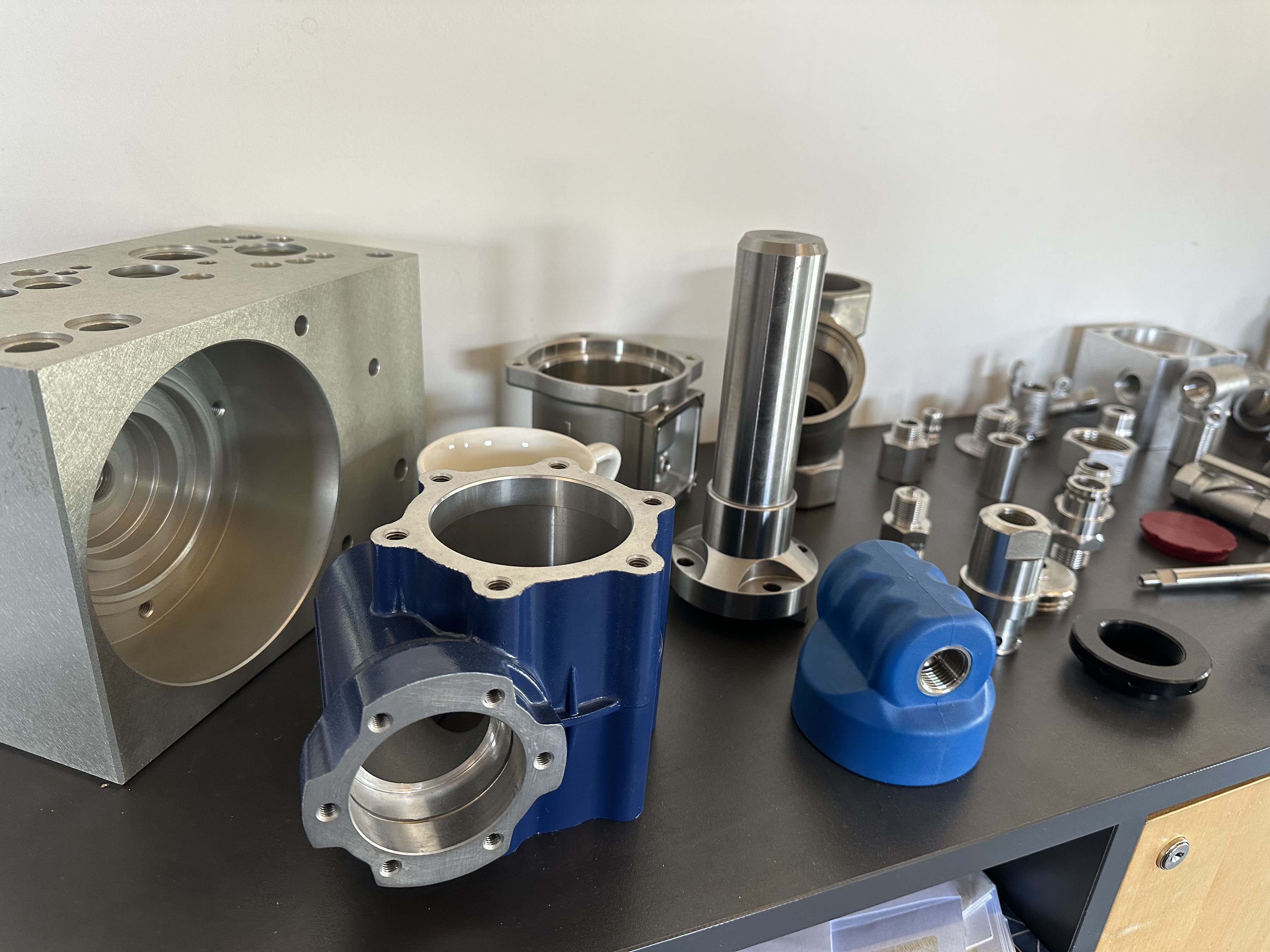 Machined industrial components and custom parts